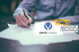 Logo by ARCADEM, THE NEWEST PARTNER OF ORYX GAMING